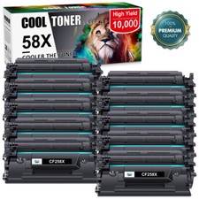 [NO CHIP] CF258A CF258X 58A 58X Toner Compatible With HP Laserjet Pro M404n lot picture