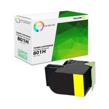 TCT 801H For Lexmark 80C1HY0A CX410de CX410dte CX410e Yellow Premium Compatible picture