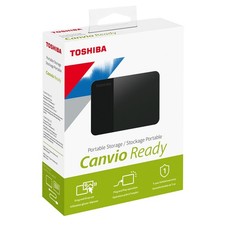 Toshiba Canvio Ready HDTP310XK3AA 1 TB Portable Hard Drive - External - Black picture