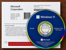 BRAND NEW AND SEALED WINDOWS 11 PRO 64BIT DVD PACK WITH GENUINE NEVER USED picture