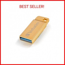 Verbatim 32GB Metal Executive USB 3.0 Flash Drive - Gold - 99105 picture