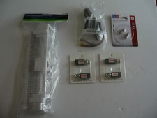 NEW LOT OF 66 BLOCK W/MOUNTING BRACKET AND CLIPS & CABLE ADAPTER & TRANSCEIVER + picture