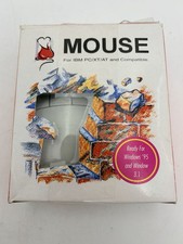 Vintage IBM PC Compatible Mouse Windows 95 3.1 Opto Mechanical Boxed Retro picture