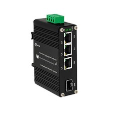 3 Port Hardened Industrial Gigabit Din Rail Switch,10/100/1000Mbps Ethernet picture