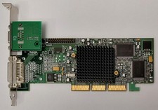 Matrox Millennium G550 AGP Graphics Card (G55+MDHA32DB, 32MB, Retro, 2002) picture