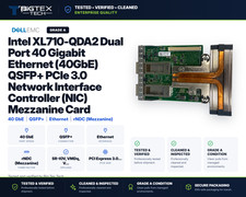 Dell Intel XL710-QDA2 Dual 40GbE QSFP+ rNDC Network Card 0XD56X picture