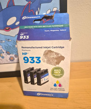 3 pack Dataproducts Ink Cartridge for HP 933 cyan, yellow, magenta New picture