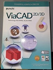 Punch Viacad 2d/3d Version 6 (Mac) *New,Sealed* picture