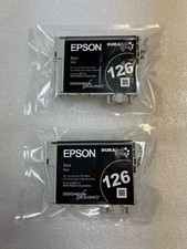 Epson 126 High Capacity Black Noir - 2-Pack - Exp 11/2023 - NEW picture