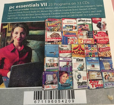 Pc Essentials Vii 23 Programs On 13 Cds picture