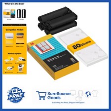 Kodak Dock Photo Printer Cartridge PHC-80 Refill & Photo Paper 80 Pack picture