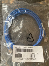 EMC 038-003-457 10FT CAT5 T CROSS OVER CABLE 10/100BASE CAT5 T CROSS OVER CABLE picture