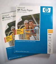 Photo Paper HP Advanced 8.5x11 Inkjet Glossy 65 Lbs 2 BOX (50) Sheet picture