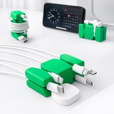CordBrick Steel Weighted Cord Holder, Wrap & Phone Organizer, Silicone 1pk picture