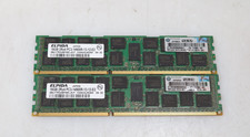 Lot 2x 16GB (32GB) Elpida EBJ17RG4BFWD-JS-F PC3-14900R DDR3 RDIMM Server Memory picture