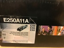 ONE GENUINE LEXMARK E250A11A TONER CARTRIDGE FOR LEXMARK E250/E350/E352 picture