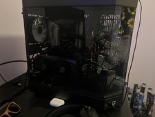 gaming pc ibuypower, With Gaming Desk, Mouse, Keyboard, Elgato Wave 3 Mic picture