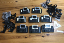 Lot of 8 - Grandstream GXP2160 6 Line HD IP Phone Color Good Factory Reset picture