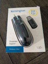 NIB Kensington Expert Wireless Presenter w Green Laser Pointer & Cursor Control picture