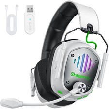 Auriculares Gaming Inalambricos Con Sonido 3D Y Microfono Con Cancelacion picture