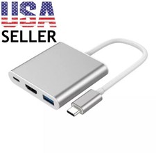 USB 3.1 Type-C to HDMI / USB 3.0 / USB-C Multiport Adapter, USA Seller picture