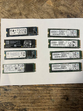 LOT OF 8 SAMSUNG(4), SK HYNIX(1 ,WD(1), KIO(2)) 256GB M.2 2280 NVMe  SSD M.2 picture