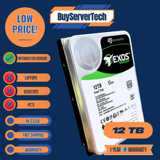 Seagate 12TB Exos X18 7200RPM SAS 12Gb/s 3.5