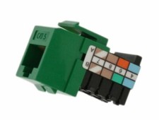 Leviton 41108-RV5 Category 5 QuickPort Connector, CAT 5, Green picture