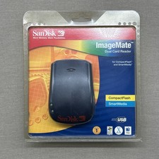 SanDisk ImageMate Dual Card Reader (CompactFlash / SmartMedia) NEW NIP Transfer+ picture