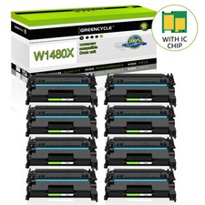 [New Chip] 8PC W1480X Toner Cartridge Fit for HP Pro 4001dn MFP 4101fdn 4101fdw picture
