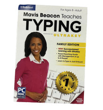 Mavis Beacon Teaches Typing Family Edition Software DVD-ROM PC MAC EUC picture