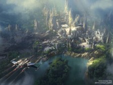 Landscape star wars high angle xwing science fiction Custom Gaming Mat Desk picture