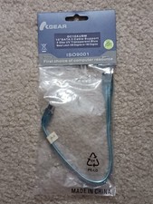 OKGear GC10AUBM Sata II Male to Male Straight Cable w/Lock Latch-UV Blue 10