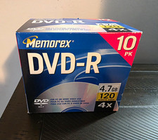 Memorex DVD-R Recordable Discs 10 Pack 4.7GB 4x Spindle/Cake Box picture