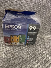 Epson 99 Color Ink Cartridge Set T099920 Exp 2024+ Genuine OEM Sealed Retail Box picture