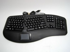 Adesso AKB-450UB Tru-Form Ergonomic Touchpad Keyboard USB 450 Black picture