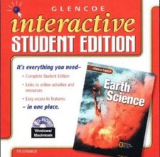 Glencoe Earth Science Interactive Student Edition PC MAC CD geological learning picture