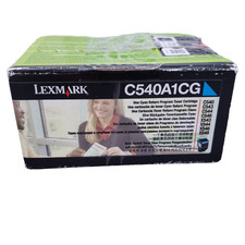 Lexmark C540A1CG Cyan Toner Cartridge | Genuine OEM C540 C543 C546 X543 X546 picture