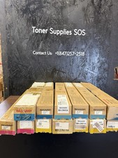 Genuine Lot of 12 Sharp MX-27NT Toner Cartridges: 2 Magenta 5 Yellow 6 Cyan picture