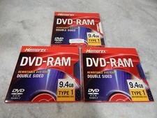 Memorex DVD-RAM 3x Type 1 9.4 GB High Capacity Double Sided Rewritable Discs picture