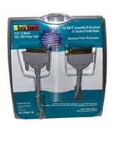 DATA SHARE 10 ' IEEE-1284 DB25 Bi-Directional Parallel Printer Data Cable Cord picture