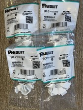 5 Panduit NKBMWH-X Netkey Blank Module - White, 10 Pack Total 50 R3 picture