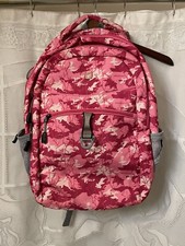 Swiss Gear Pink Camouflage Backpack Padded Straps GUC picture