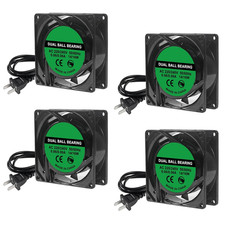 4Pcs 8025 Cooling Fan 80X80X25Mm DC 12V Cooler Brushless XH2.54 2Pin for DIY PC picture