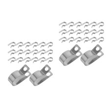 60 pcs Metal Wire Clamp, 3/4