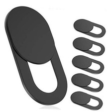 Webcam Cover Slide,[6 Pack] Ultra-Thin Laptop Web Camera Cover 6 Pack Black picture