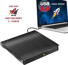 Unidad de DVD externa, USB 3.0 portátil +/-RW, reproductor de DVD para grabadora picture
