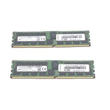 Micron 32GB (2x16GB) 2Rx8 PC4-2400T DDR4 ECC UDIMM Server MTA36ASF2G72PZ-2G3B1QG picture