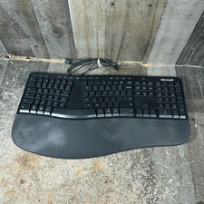 Microsoft LXM-00001 Model 1878 Wired USB 2.0 Ergonomic Keyboard Tested picture
