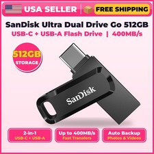 SanDisk Ultra Dual Drive Go 512GB USB-C + USB-A Flash Drive 400MB/s SDDDC3-512G picture